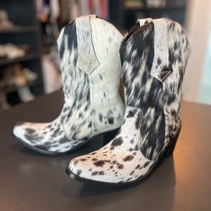 Agave Sky cowhide boots.